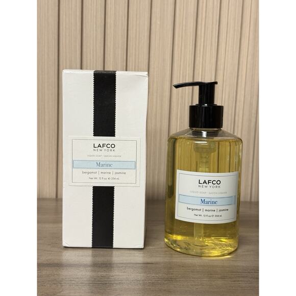 LAFCO New York Liquid Soap, Marine - Bergamot, Marine & Jasmin 12 oz / 354ml - Picture 3 of 8